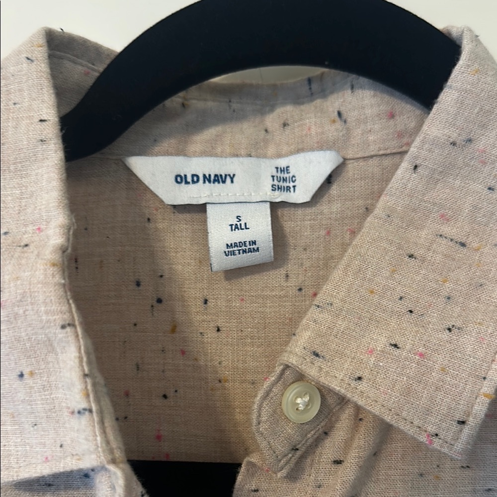 Beige Button-Up Shirt - Picture 2 of 4